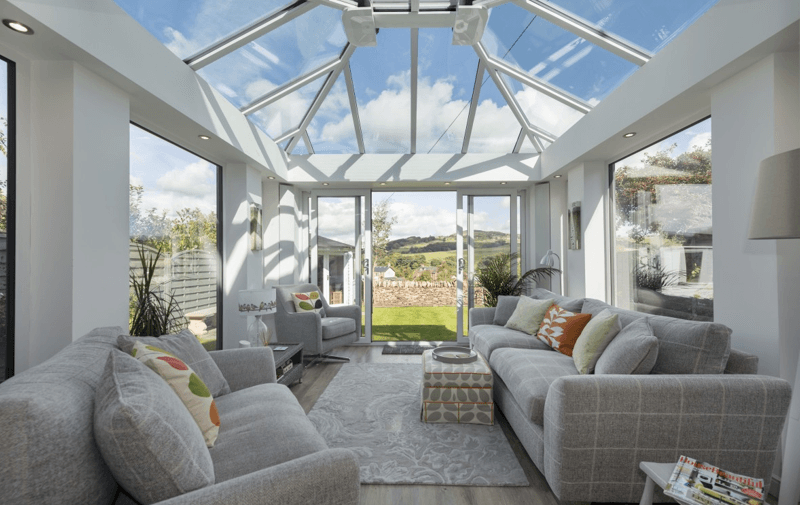 Ultraframe Glass Conservatory Roof