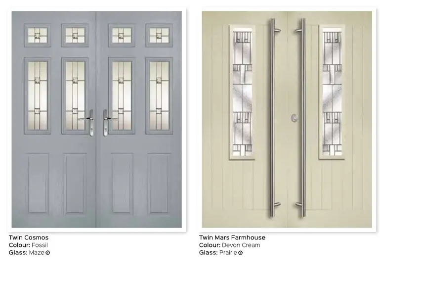 Composite Twin Double Doors - Gloucestershire.