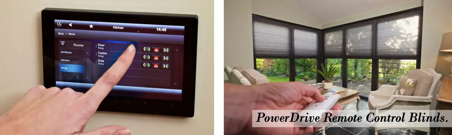 Appeal PowerDrive Remote Control Blinds Glevum Windows Doors and Conservatories
