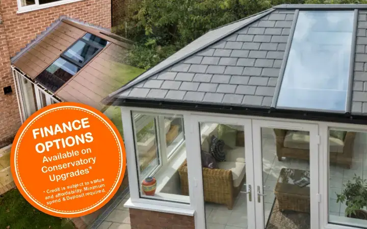 The lightest Tiled Conservatory Roof